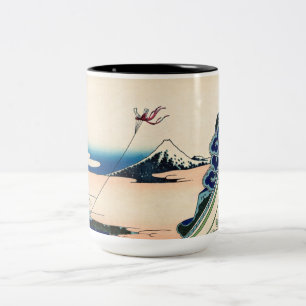 Tasse 2 Couleurs Katsushika Hokusai - Asakusa Honganji temple, Edo