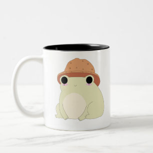 Tasse 2 Couleurs Kawaii Chilling Frog Cadeau