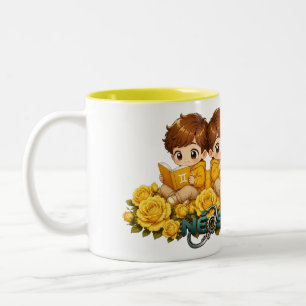 Tasse 2 Couleurs Kawaii Zodiac Neos Gémeaux