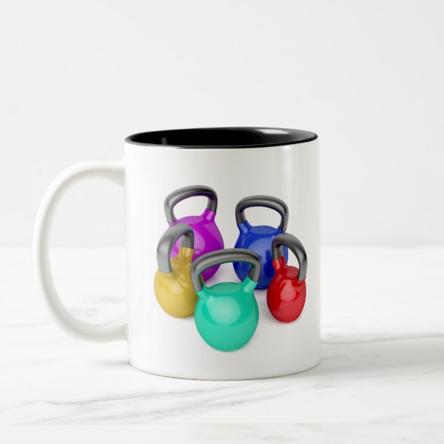 Tasse 2 Couleurs Kettlebells (Gauche)