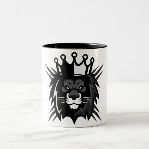 Tasse 2 Couleurs KingLand ∞ Majesté du Lion - Tasse à Deux Couleurs
