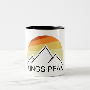 Tasse 2 Couleurs Kings Peak Utah Retro