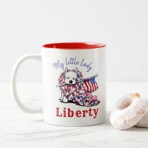 Tasse 2 Couleurs KiniArt Petcature LIBERTY Portrait