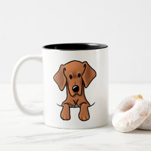Tasse 2 Couleurs KiniArt Vizsla Hound