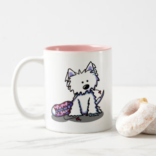 Tasse 2 Couleurs KiniArt Westie Le Chien