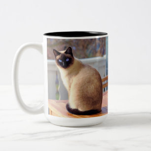 Tasse 2 Couleurs Kitty Chat de Siaman