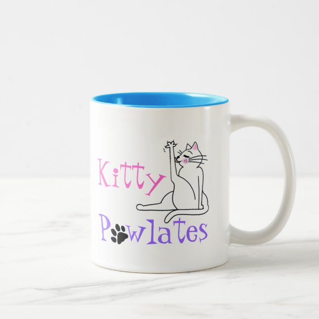 Tasse 2 Couleurs Kitty PAWlates (Droit)