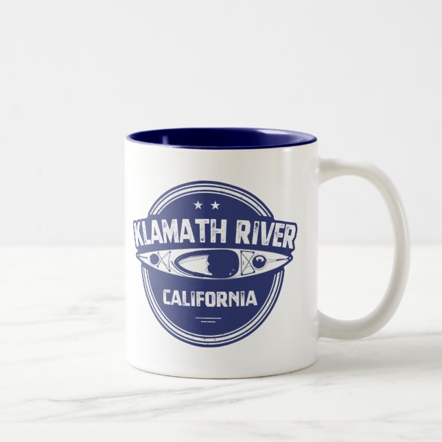 Tasse 2 Couleurs Klamath River, Californie (Droit)
