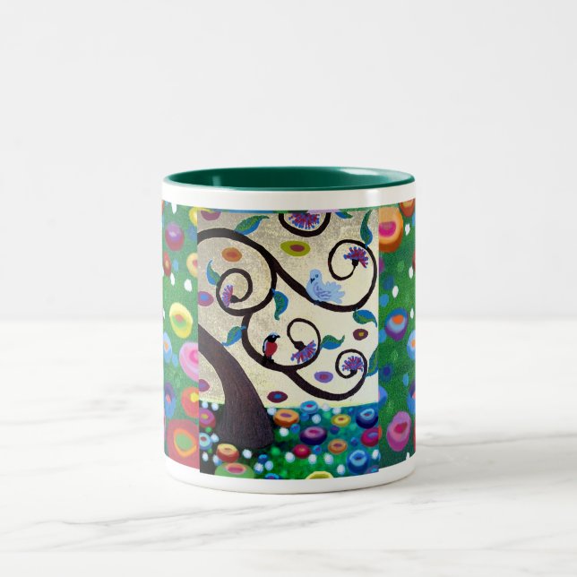 Tasse 2 Couleurs Klimt arbre de vie (Centre)