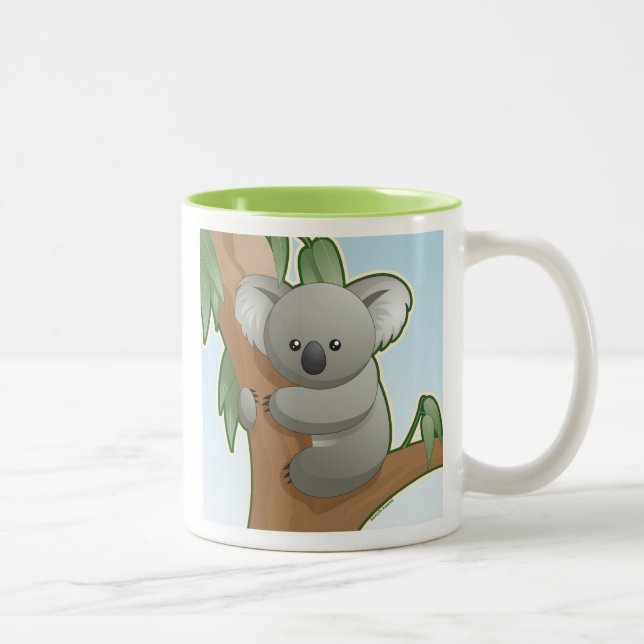 Tasse 2 Couleurs Koala de Kawaii (Droit)