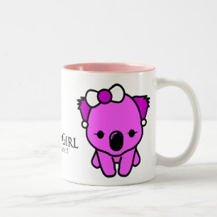 Tasse 2 Couleurs Koala Girl