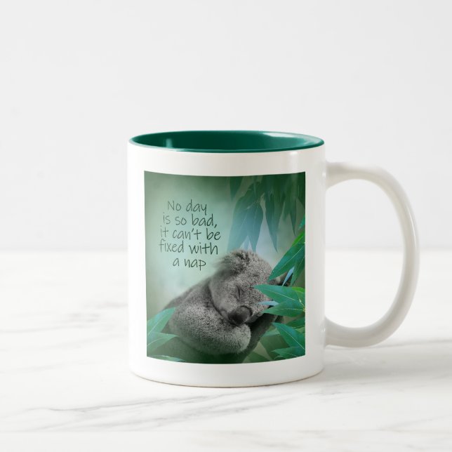 Tasse 2 Couleurs Koala Nap (Droit)
