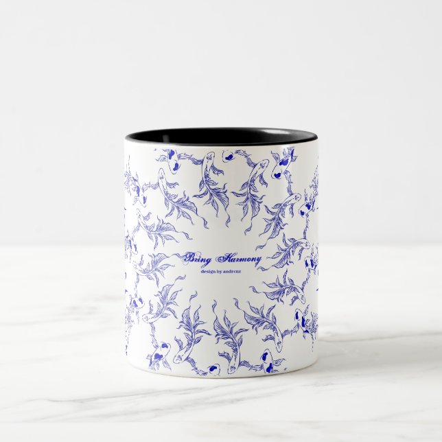 Tasse 2 Couleurs Koi Art Eternal Flow (Centre)
