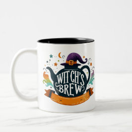Tasse 2 Couleurs La brasse de la sorcière - Halloween