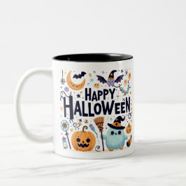 Tasse 2 Couleurs La brasse de la sorcière - Halloween