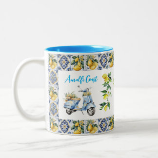 Tasse 2 Couleurs La côte amalfitaine Lemons Vespa