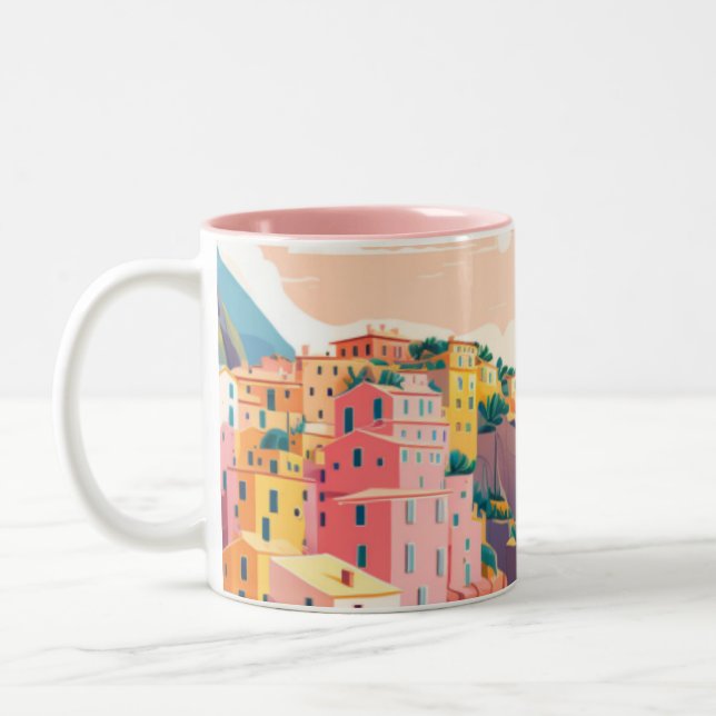 Tasse 2 Couleurs La côte italienne (Gauche)