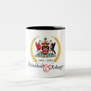 Tasse 2 Couleurs La couronne d'or de l'Indépendance de Trinité-et