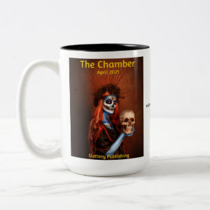 Tasse 2 Couleurs La couverture de la chambre (ghoul au crâne) avril