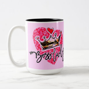 Tasse 2 Couleurs La Dame rose