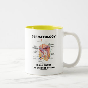 Tasse 2 Couleurs La dermatologie est tout au sujet de la Science de