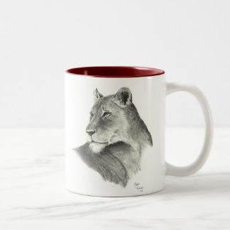 Tasse 2 Couleurs La fierté du lion - Bourgogne