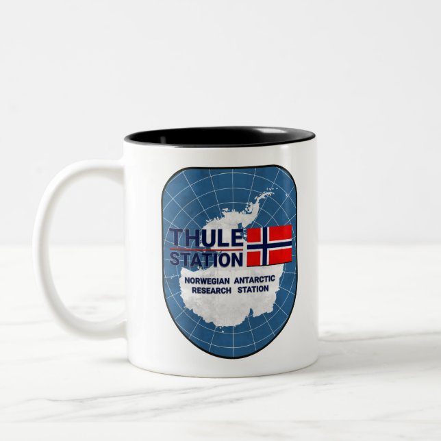 Tasse 2 Couleurs La gare de Thing - Thule (Gauche)