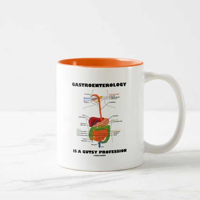 Tasse 2 Couleurs La gastroentérologie est une profession osée (Droit)