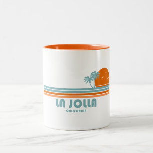 Tasse 2 Couleurs La Jolla Californie Palmiers