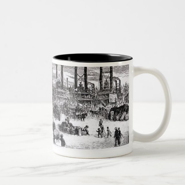 Tasse 2 Couleurs La levée, la Nouvelle-Orléans (Droit)
