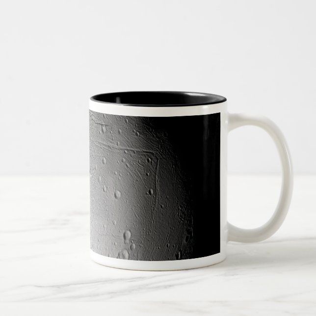 Tasse 2 Couleurs La lune de Saturne Encelade 3 (Droit)