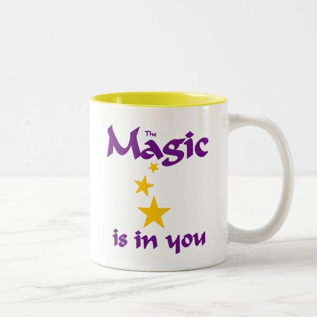 Tasse 2 Couleurs La magie est dans vous (Droit)