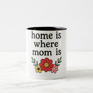 Tasse 2 Couleurs La maison où maman est