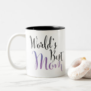 Tasse 2 Couleurs La meilleure conception (pourpre) de la maman du