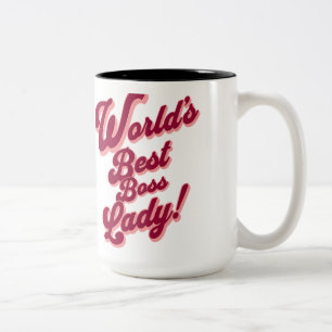Tasse 2 Couleurs 'La meilleure patronne du monde'