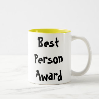 Tasse 2 Couleurs La meilleure récompense de personne