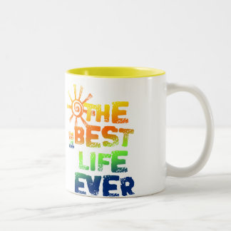 TASSE 2 COULEURS LA MEILLEURE VIE JAMAIS