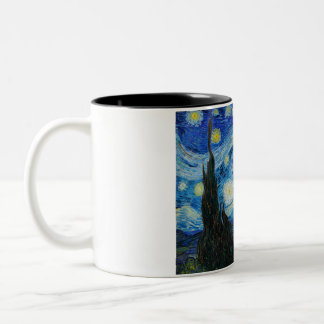 Tasse 2 Couleurs La Nuit de Starry 1889 par Vincent van Gogh
