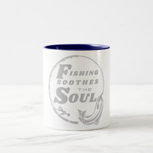 Tasse 2 Couleurs La pêche apaise l'âme