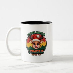 Tasse 2 Couleurs La Petite Mère Jingle En Chemin