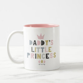 Tasse 2 Couleurs La petite princesse de papa