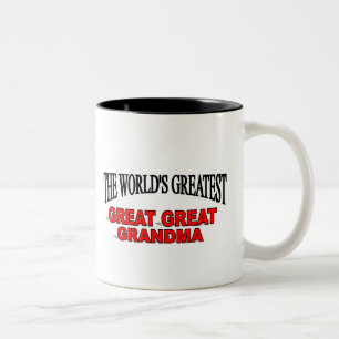 Tasse 2 Couleurs La plus grande grande grande grand-maman du monde