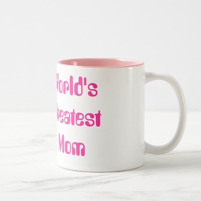 Tasse 2 Couleurs La plus grande maman du monde (Droit)