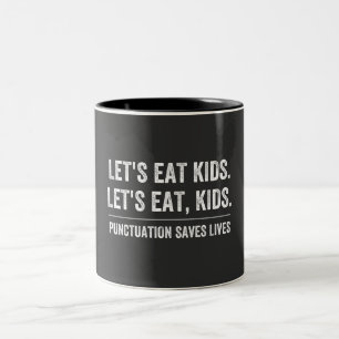 Tasse 2 Couleurs La ponctuation sauve des vies