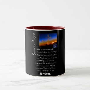 Tasse 2 Couleurs La Prière Sérénité Dans L'Espace