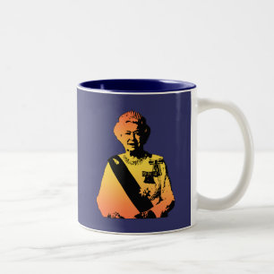 Tasse 2 Couleurs La Reine Elizabeth d'art de bruit