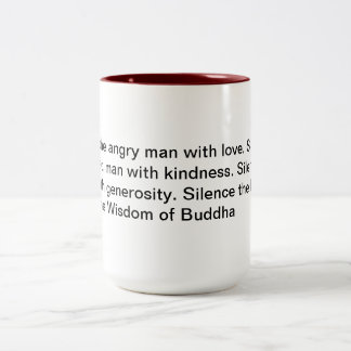 Tasse 2 Couleurs La sagesse de Bouddha