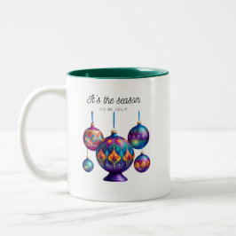 Tasse 2 Couleurs La Saison Pour Être Joyeux
