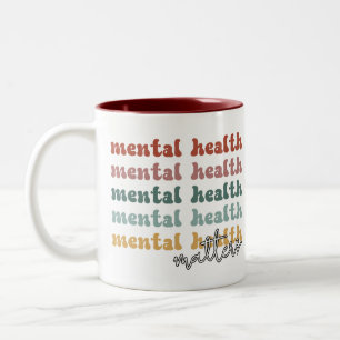 Tasse 2 Couleurs La santé mentale est importante Sensibilisation ré