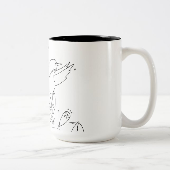 Tasse 2 Couleurs La sauterelle - Sarah Fielke Bom 2018 (Droit)
